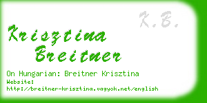 krisztina breitner business card